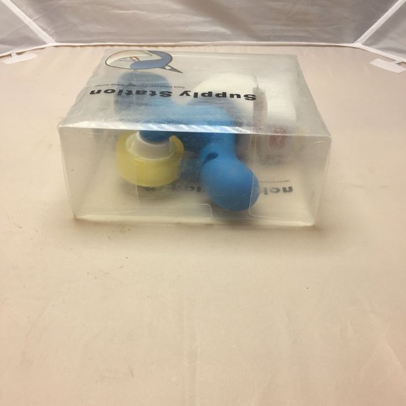 Supply Station Tape Dispenser Pen Memo Clip Holder Office Desk Toilet Humor - Picture 6 of 9